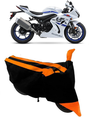 MoTRoX Two Wheeler Cover for Suzuki(GSX, Orange)
