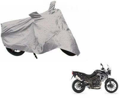 Akshita Enterprises Two Wheeler Cover for Triumph(Tiger 800 XR, Silver)