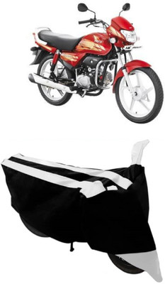 MoTRoX Two Wheeler Cover for Hero(HF Deluxe, White)
