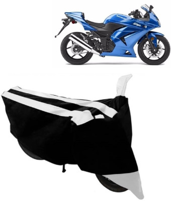 MoTRoX Two Wheeler Cover for Kawasaki(Ninja 250, White)
