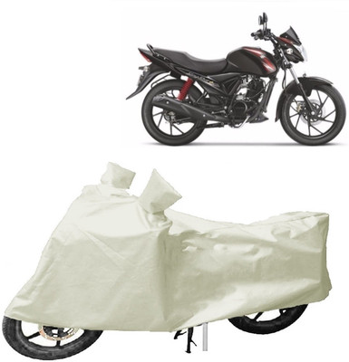 MoTRoX Two Wheeler Cover for Yamaha(Jog R, White)