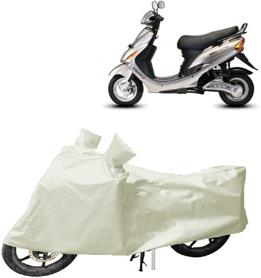 MoTRoX Two Wheeler Cover for Hero(E Sprint, White)