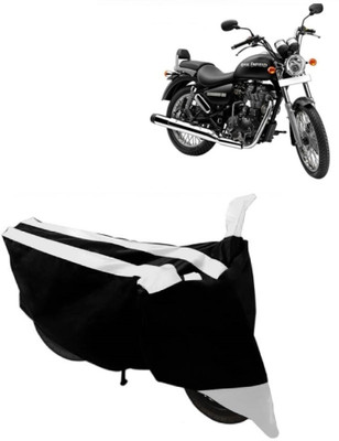 MoTRoX Two Wheeler Cover for Royal Enfield(Thunderbird 500, White)