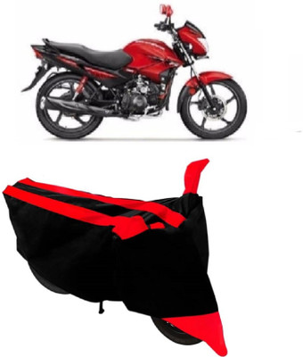 MoTRoX Two Wheeler Cover for Hero(Glamour FI, Red)