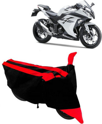MoTRoX Two Wheeler Cover for Kawasaki(Ninja 300, Red)