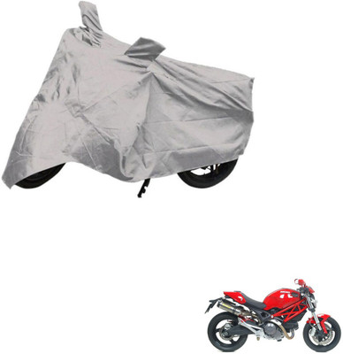 AuTO ADDiCT Two Wheeler Cover for Ducati(Monster 796 S2R, Silver)