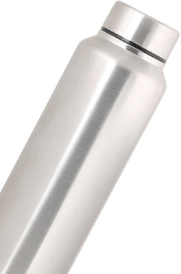 KUBER INDUSTRIES 1000 ml Steel Bottle(Pack of 1, Silver)