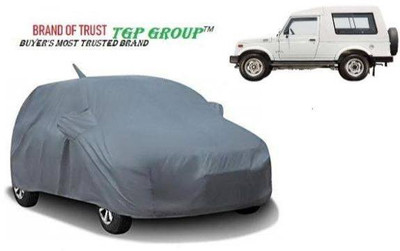 TGP GROUP Car Cover For Maruti Suzuki Gypsy (With Mirror Pockets)(Grey, For 2019 Models)