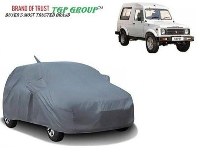 TGP GROUP Car Cover For Maruti Suzuki Gypsy King (With Mirror Pockets)(Grey, For 2016 Models)