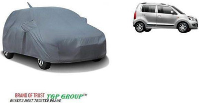 TGP GROUP Car Cover For Maruti Suzuki WagonR (With Mirror Pockets)(Grey, For 2016 Models)