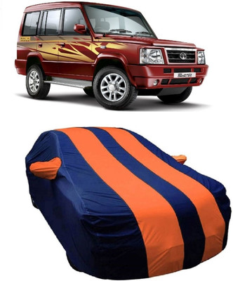 MoTRoX Car Cover For Tata Sumo Gold (With Mirror Pockets)(Blue, Orange)