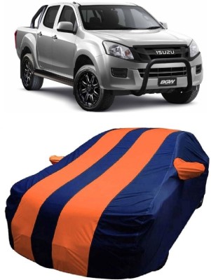 MoTRoX Car Cover For Isuzu Rhino (With Mirror Pockets)(Blue, Orange)