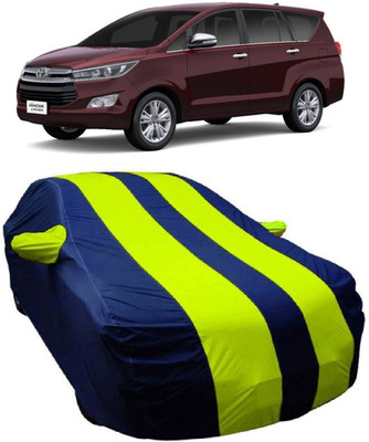 MoTRoX Car Cover For Toyota Innova (With Mirror Pockets)(Blue, Green)