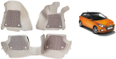 RKPSP Leatherite 7D Mat For  Hyundai Elite i20(Beige)