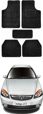 MATIES Fabric Standard Mat For  Tata Indigo(Black)