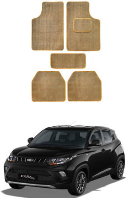 MATIES Fabric Standard Mat For  Mahindra KUV100(Beige)