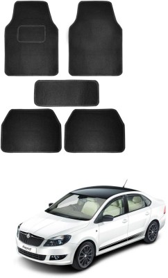 MATIES Fabric Standard Mat For  Skoda Rapid(Black)