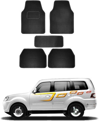 MATIES Fabric Standard Mat For  Tata Sumo Grand(Black)