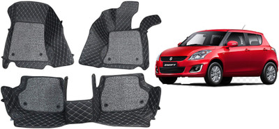 MATIES Leatherite 7D Mat For  Maruti Suzuki Swift(Black)