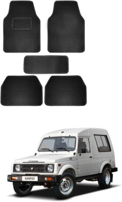 MATIES Fabric Standard Mat For  Maruti Suzuki Gypsy(Black)