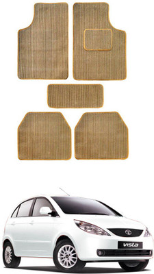 MATIES Fabric Standard Mat For  Tata Vista(Beige)