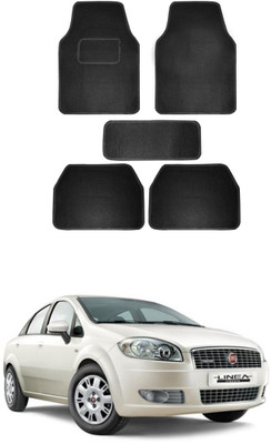 MATIES Fabric Standard Mat For  Fiat Linea Classic(Black)