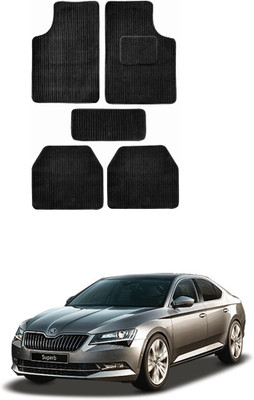 MATIES Fabric Standard Mat For  Skoda Superb(Black)