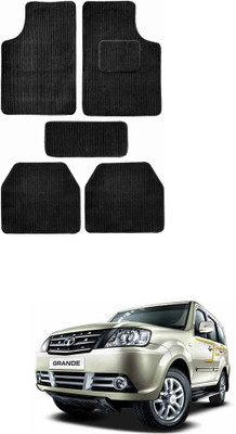 MATIES Fabric Standard Mat For  Tata Grand Dicor(Black)