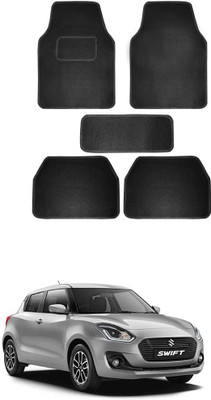 MATIES Fabric Standard Mat For  Maruti Suzuki New Swift(Black)