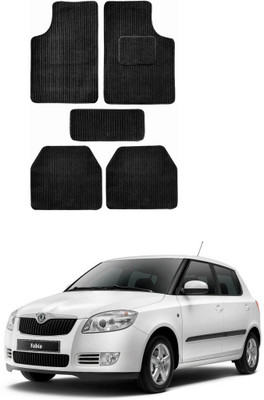 MATIES Fabric Standard Mat For  Skoda Fabia(Black)