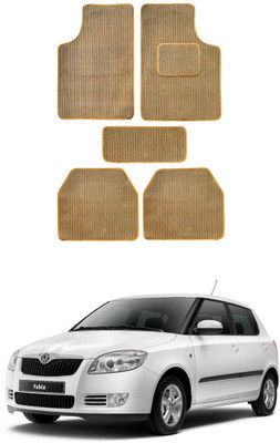 MATIES Fabric Standard Mat For  Skoda Fabia(Beige)