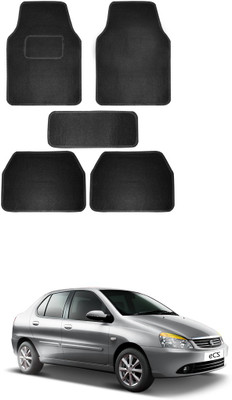 MATIES Fabric Standard Mat For  Tata Indigo eCS(Black)
