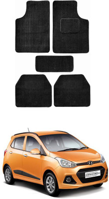 MATIES Fabric Standard Mat For  Hyundai Grand i10(Black)