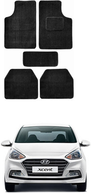 MATIES Fabric Standard Mat For  Hyundai Xcent(Black)