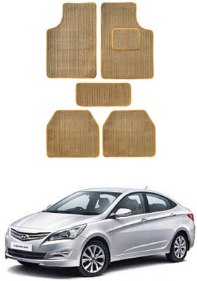 MATIES Fabric Standard Mat For  Hyundai Fluidic Verna(Beige)
