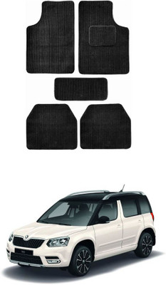 MATIES Fabric Standard Mat For  Skoda Yeti(Black)