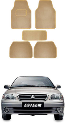 MATIES Fabric Standard Mat For  Maruti Suzuki Esteem(Beige)