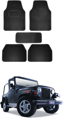 MATIES Fabric Standard Mat For  Mahindra Thar(Black)