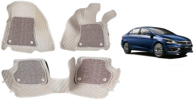 MATIES Leatherite 7D Mat For  Maruti Suzuki Ciaz(Beige)