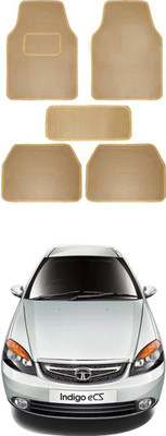 MATIES Fabric Standard Mat For  Tata Indigo eCS(Beige)