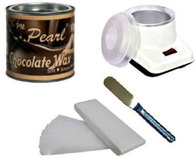 PMPEARL S-Heater-Chocolate Wax-Strips-Applicator(4 Items in the set)