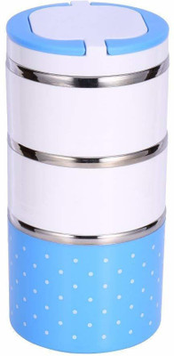 STUNNER Stainless Steel 3 Layer Food Storage Tiffin Lunch 3 Containers Lunch Box 3 Containers Lunch Box 3 Containers Lunch Box(1200 ml, Thermoware)