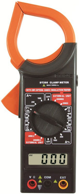 Gadget-Wagon DT-266 Digital Clamp Non-Contact Multimeter for Measuring DC & AC Digital Multimeter(Yellow 2000 Counts)