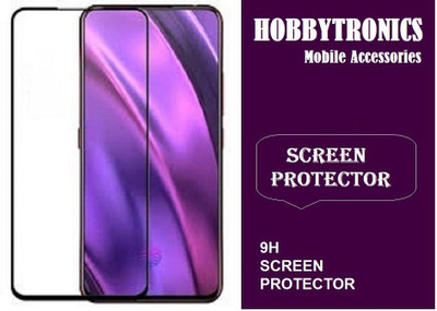 HOBBYTRONICS Edge To Edge Tempered Glass for Vivo V9(Pack of 1)