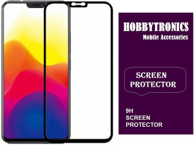 HOBBYTRONICS Edge To Edge Tempered Glass for Vivo V9(Pack of 1)