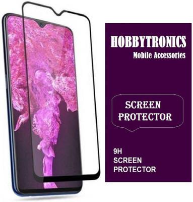 HOBBYTRONICS Edge To Edge Tempered Glass for Oppo F9(Pack of 1)