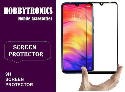 HOBBYTRONICS Edge To Edge Tempered Glass for Realme 3 Pro(Pack of 1)