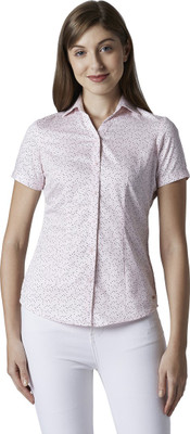 PARK AVENUE Women Printed Casual Pink Shirt