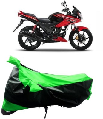 MoTRoX Two Wheeler Cover for Honda(CBF Stunner, Green, Black)