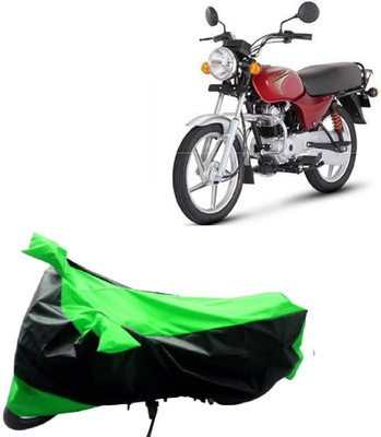 MMSSTAR Waterproof Two Wheeler Cover for Bajaj(Boxer, Green, Black)